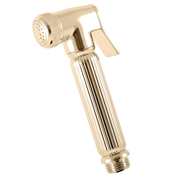 Shower head with stop valve GOLD