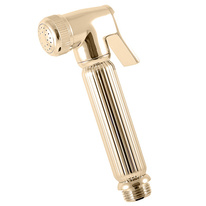 Shower head with stop valve GOLD