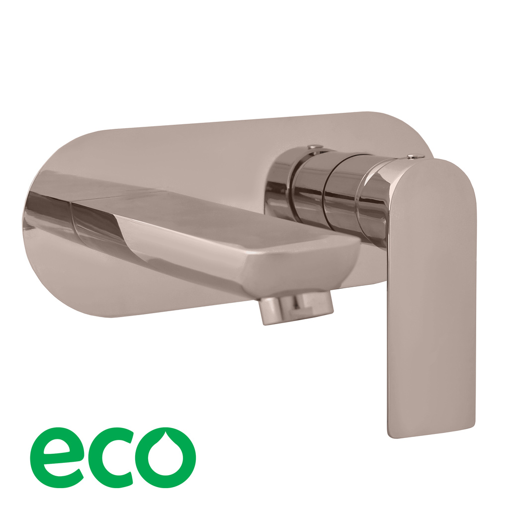 Built-in basin lever mixer NIL METAL GREY POLISHED