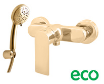 Shower lever mixer NIL GOLD POLISHED