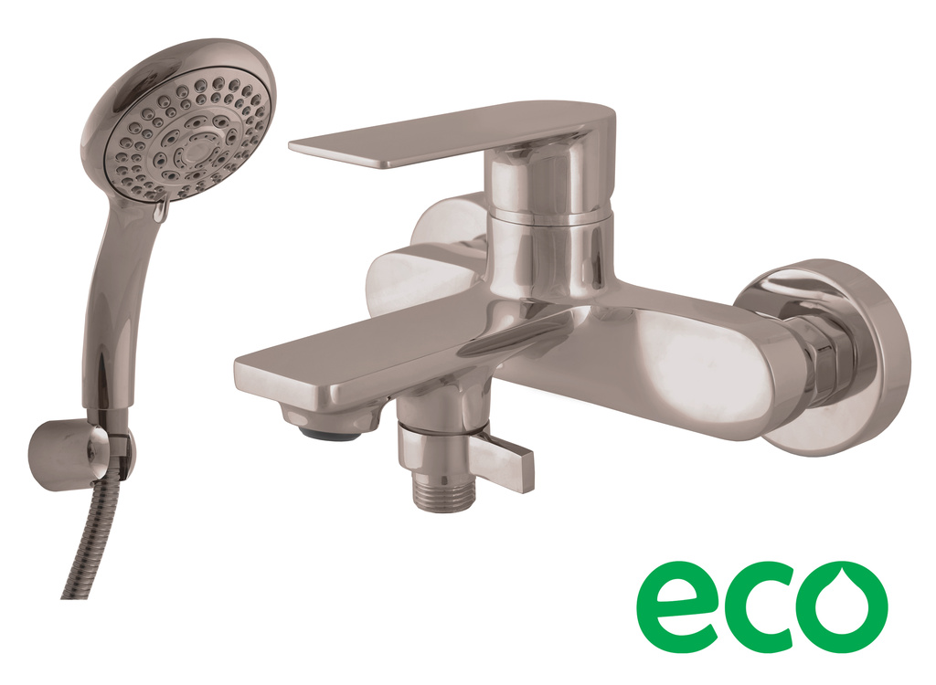  Bath lever mixer NIL METAL GREY POLISHED