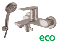  Bath lever mixer NIL METAL GREY POLISHED