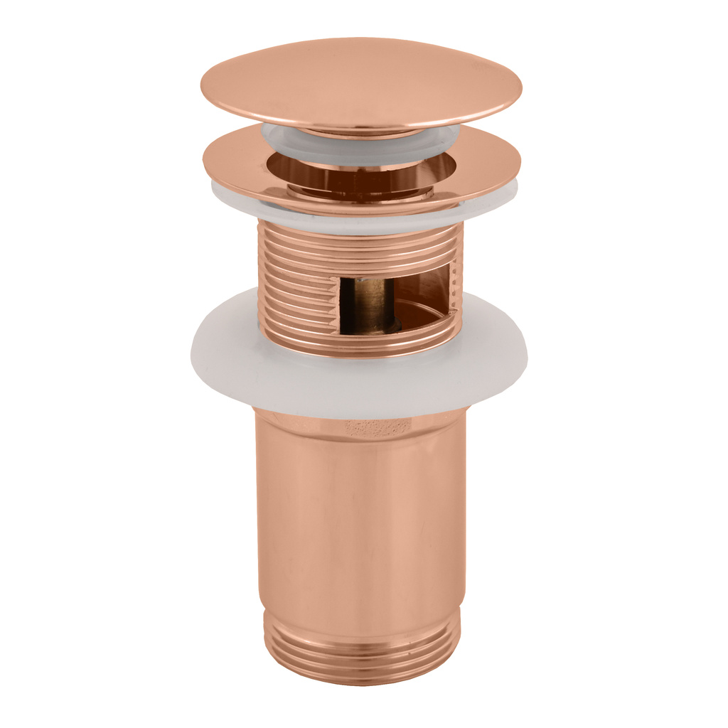 Basin pop-up waste  CLICK/CLACK 5/4'' ROSE GOLD - polished