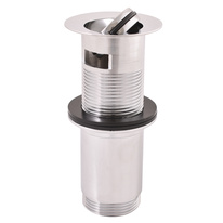 Wash-basin waste 5/4''with overflow CHROME