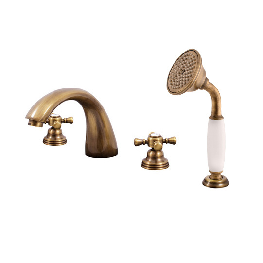 Bath mixer MORAVA RETRO bronze