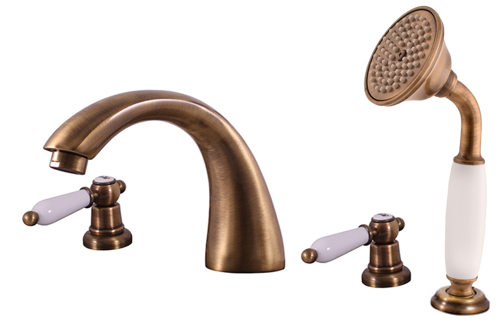 Bath mixer MORAVA RETRO bronze