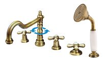 Bath mixer MORAVA RETRO bronze