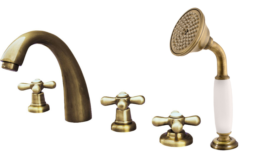 Bath mixer MORAVA RETRO bronze