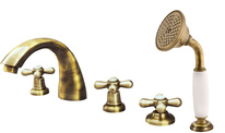 Bath mixer MORAVA RETRO bronze