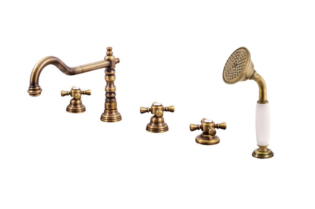 Bath mixer MORAVA RETRO bronze
