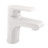 Basin lever mixer COLORADO WHITE MATT