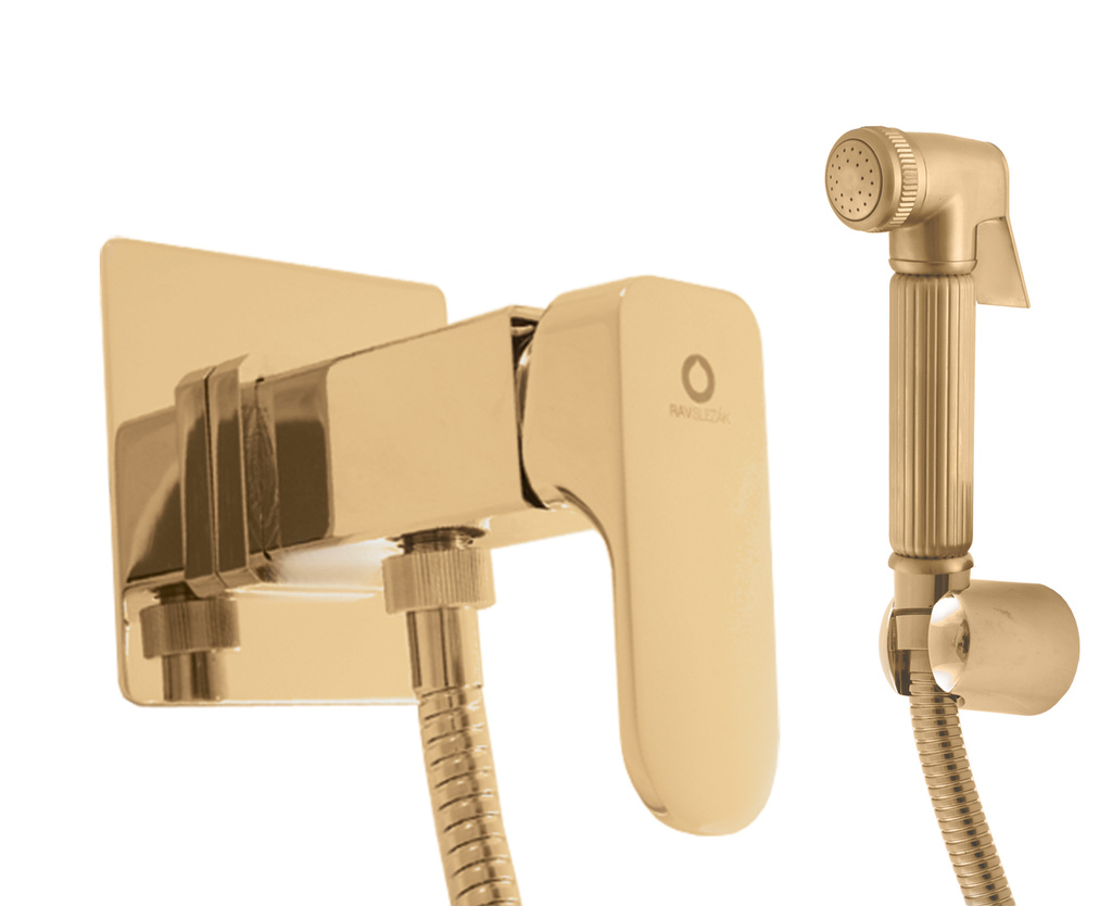 Bidet lever mixer YUKON GOLD BRUSHED