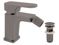 Bidet lever mixer YUKON METAL GREY BRUSHED