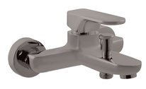 Bath lever mixer YUKON METAL GREY BRUSHED