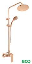 Shower lever mixers NIL ROSE GOLD POLISHED
