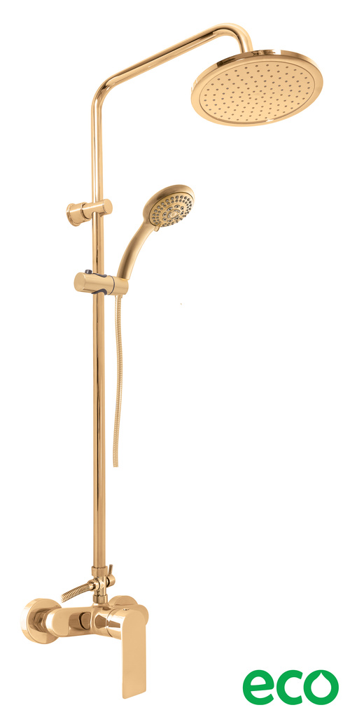 Shower lever mixers NIL GOLD BRUSHED