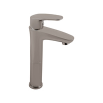 Basin lever mixer,high AMUR METAL GREY POLISHED