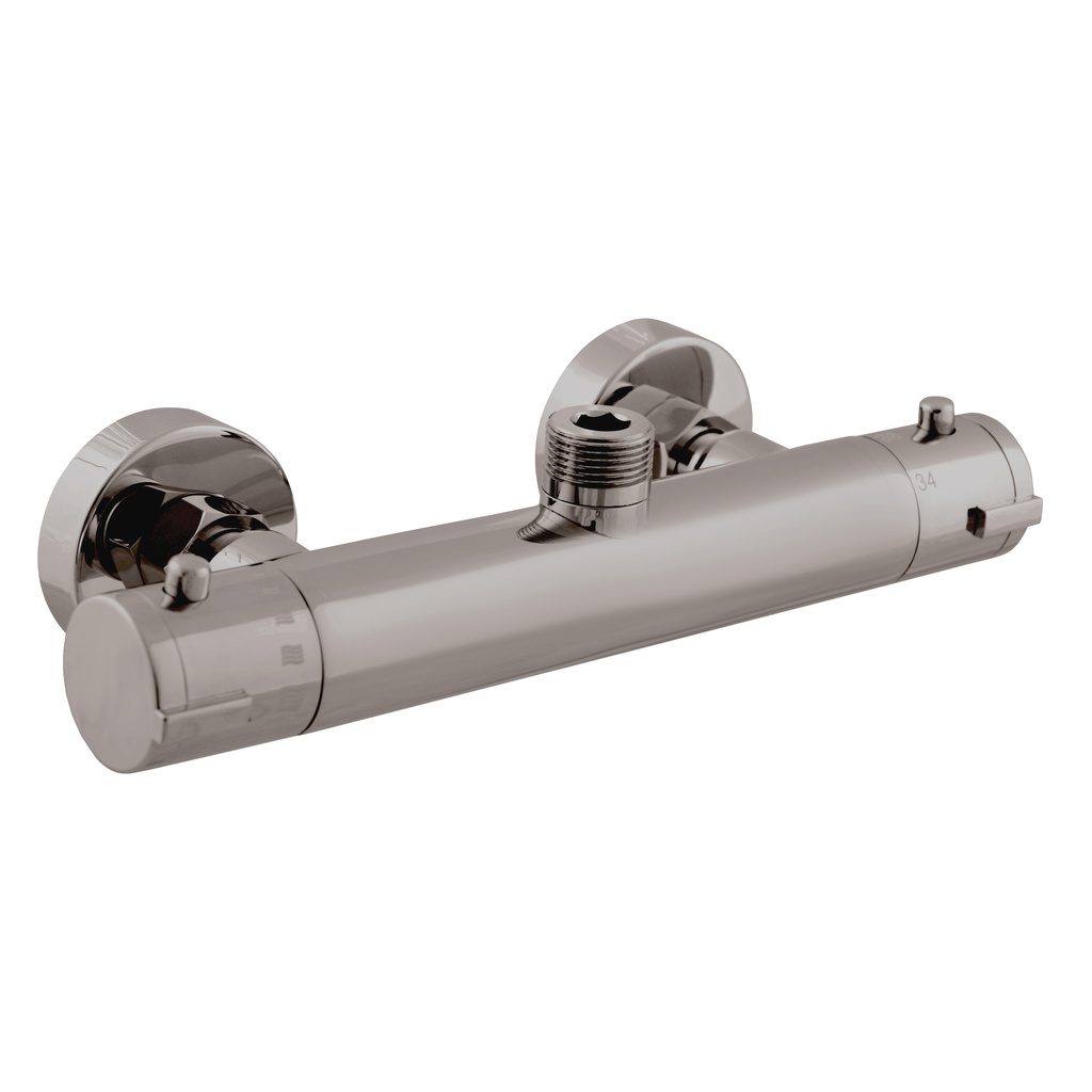 Shower mixer THERMOSTATIC METAL GREY POLISHED
