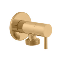 Washing machine angle valve  M1/2'' x M3/4'' GOLD brushed matt
