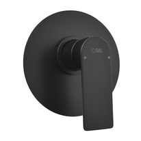 Built-in shower lever mixer NIL BLACK MATT