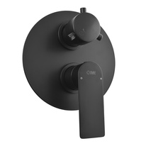Built-in shower lever mixer NIL BLACK MATT
