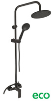 Shower lever mixer NIL BLACK MATT