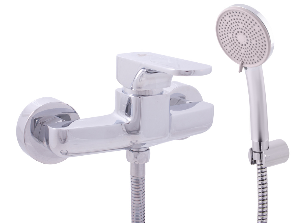 Bath lever mixer with set YUKON