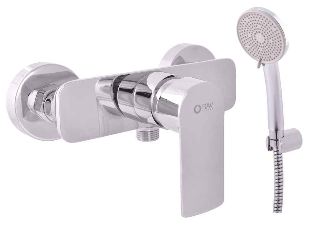 Shower lever mixer