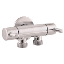 Double angle valve with ceramic headworks 1/2'' x 2 x 1/2'' CHROME