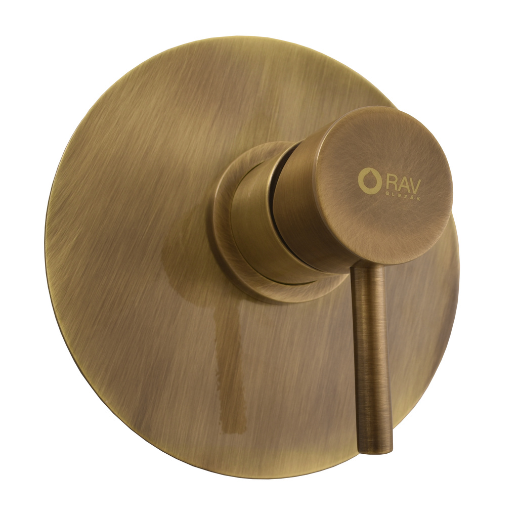 Built-in shower lever mixer SEINA BRONZE