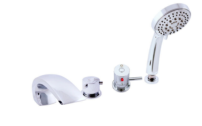 Bath faucet THERMOSTATIC - 4 hole