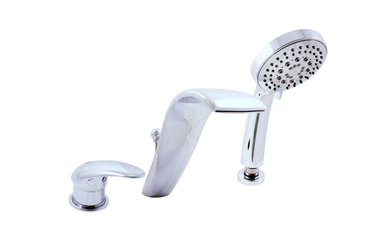 Bath lever mixer DUNAJ - 3 hole