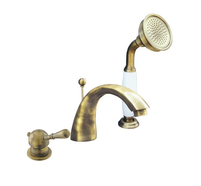 Bath lever mixer LABE - Bronze - 3 hole