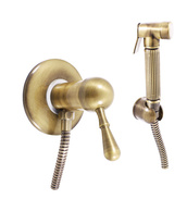 Bidet build-in mixer with shower LABE - BRONZE